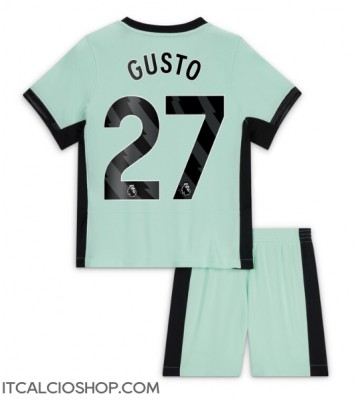 Chelsea Malo Gusto #27 Terza Maglia Bambino 2023-24 Manica Corta (+ Pantaloni corti)